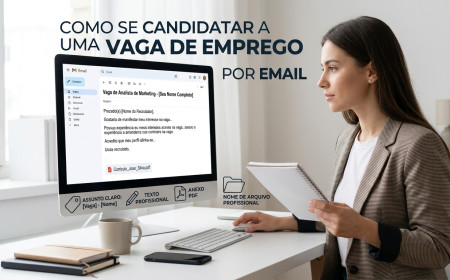 Como se candidatar a uma vaga de emprego por e-mail.