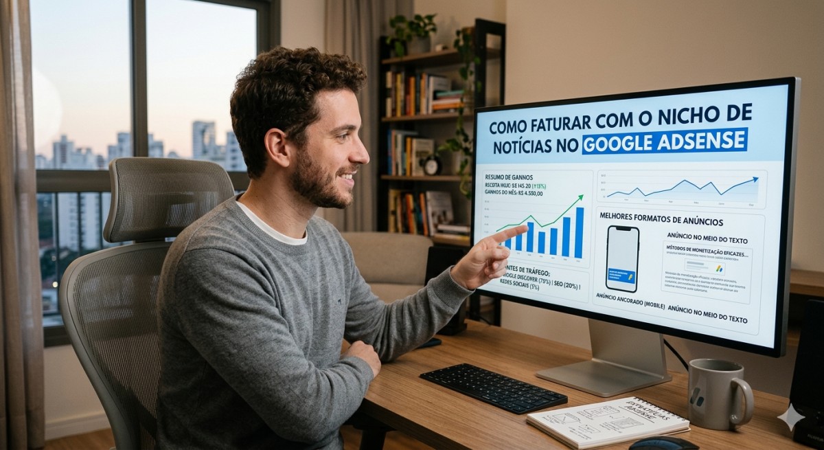 Como faturar com o nicho de notícias no Google AdSense
