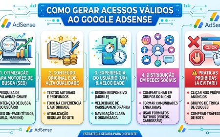 Como gerar acessos validos ao Google AdSense
