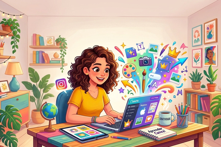 Canva para Iniciantes: Domine a Criação de Designs Incríveis