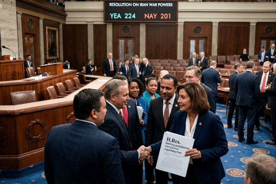 Deputados dos EUA aprovam medida para limitar poderes de Trump contra Irã
